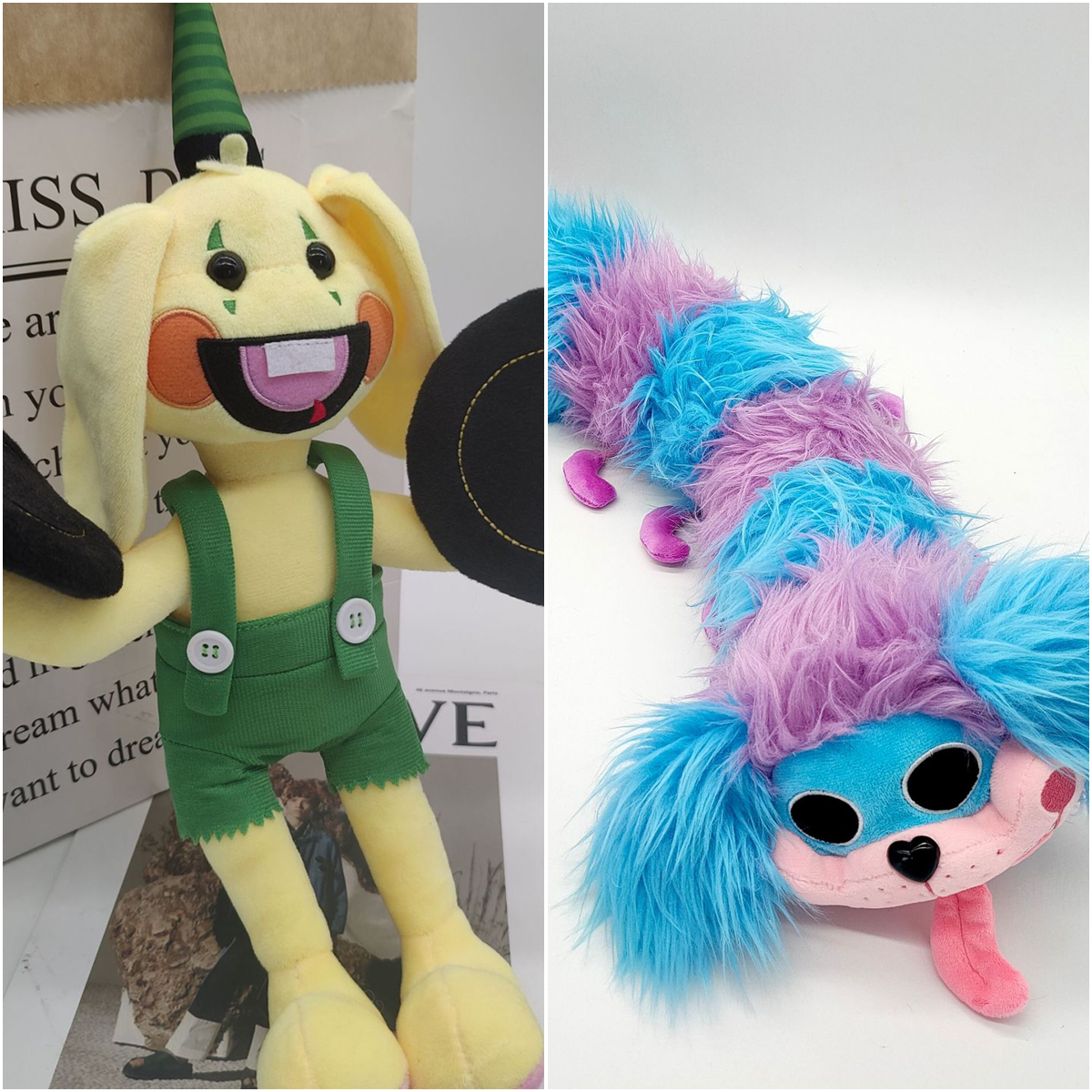 Poppy Playtime chapter 2 mommy long legs Huggy Wuggy Plush Toy Bunzo Bunny  Game Character Pj Pug A Pillar Caterpillar Peluche Stuffed Toy for Kids