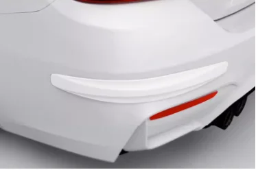 Automobile front and rear bumper anti-collision strip