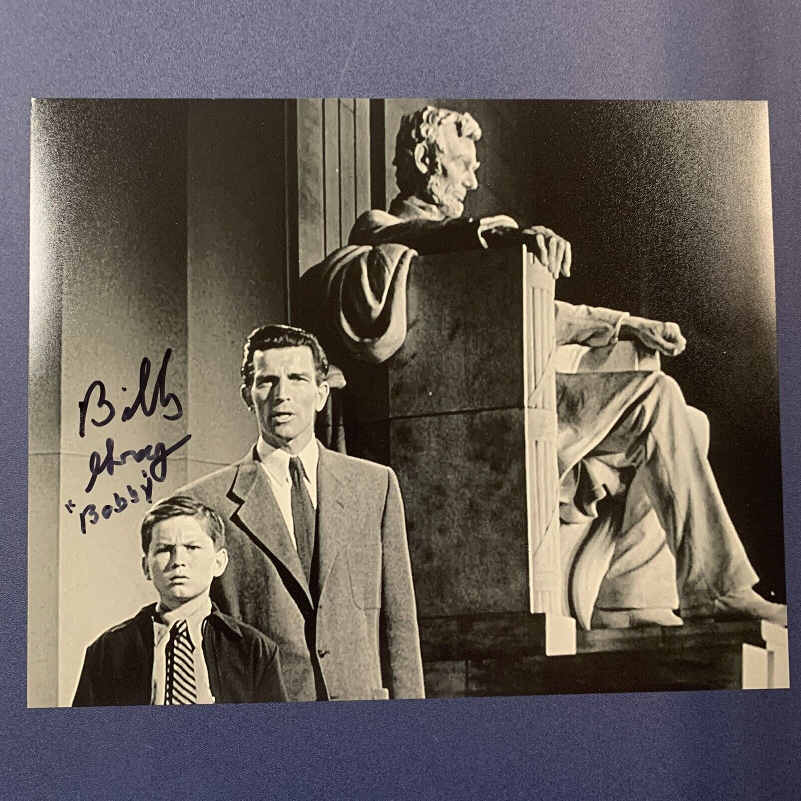 BILLY GRAY SIGNED 8x10 Photo Poster painting ACTOR AUTOGRAPHED THE DAY THE EARTH STOOD STILL COA