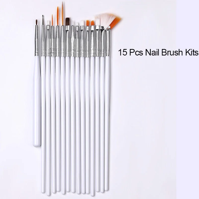 3/5/7/10PCS Multi-Styles Nail Wood Sticks Nail Dotting Pen Nail Brush Kits Nail Art Rhinestones Gems Picking Pen Nail Art Tools-Nail Inspo