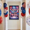 Diamond Painting -DIY Round Drill Independence Day Happy 4th of July(60*40CM)