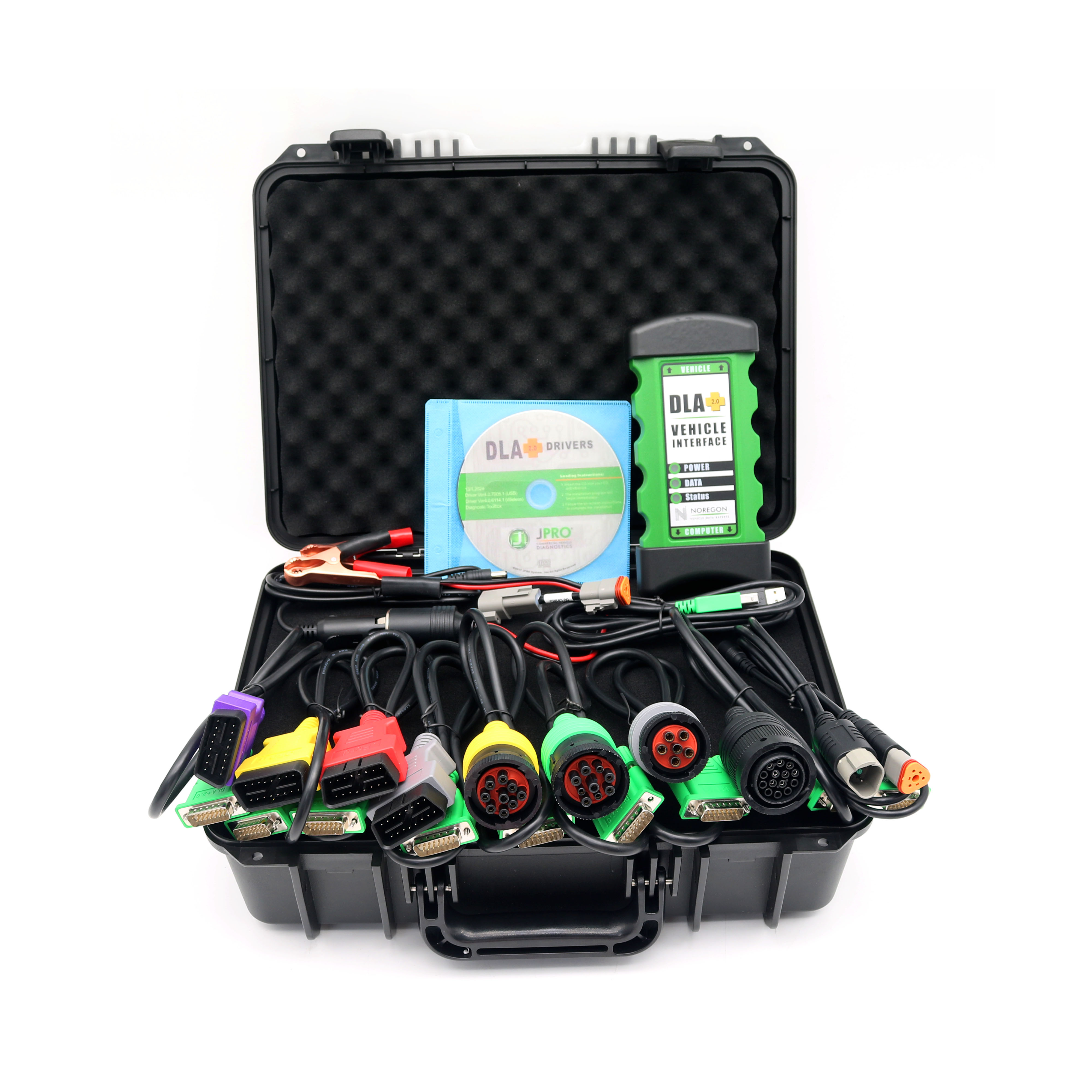 Diagnostic Tool D L A+2.0 Vehicle Interface Diesel Heavy Duty Truck Fleet High V2024 softwar (Tool with 2024software)