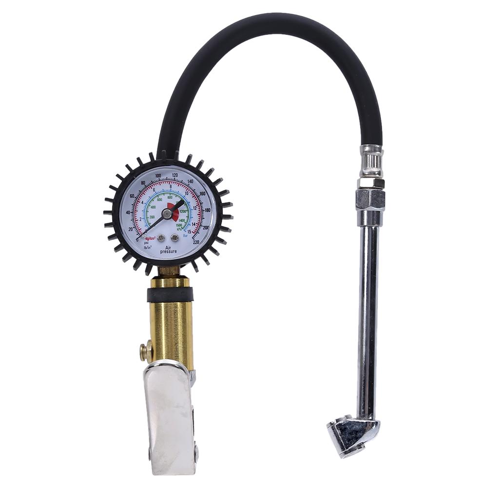 

High Precision Tire Pressure Gun Gauge Manometer Air Inflator with Hose, 501 Original