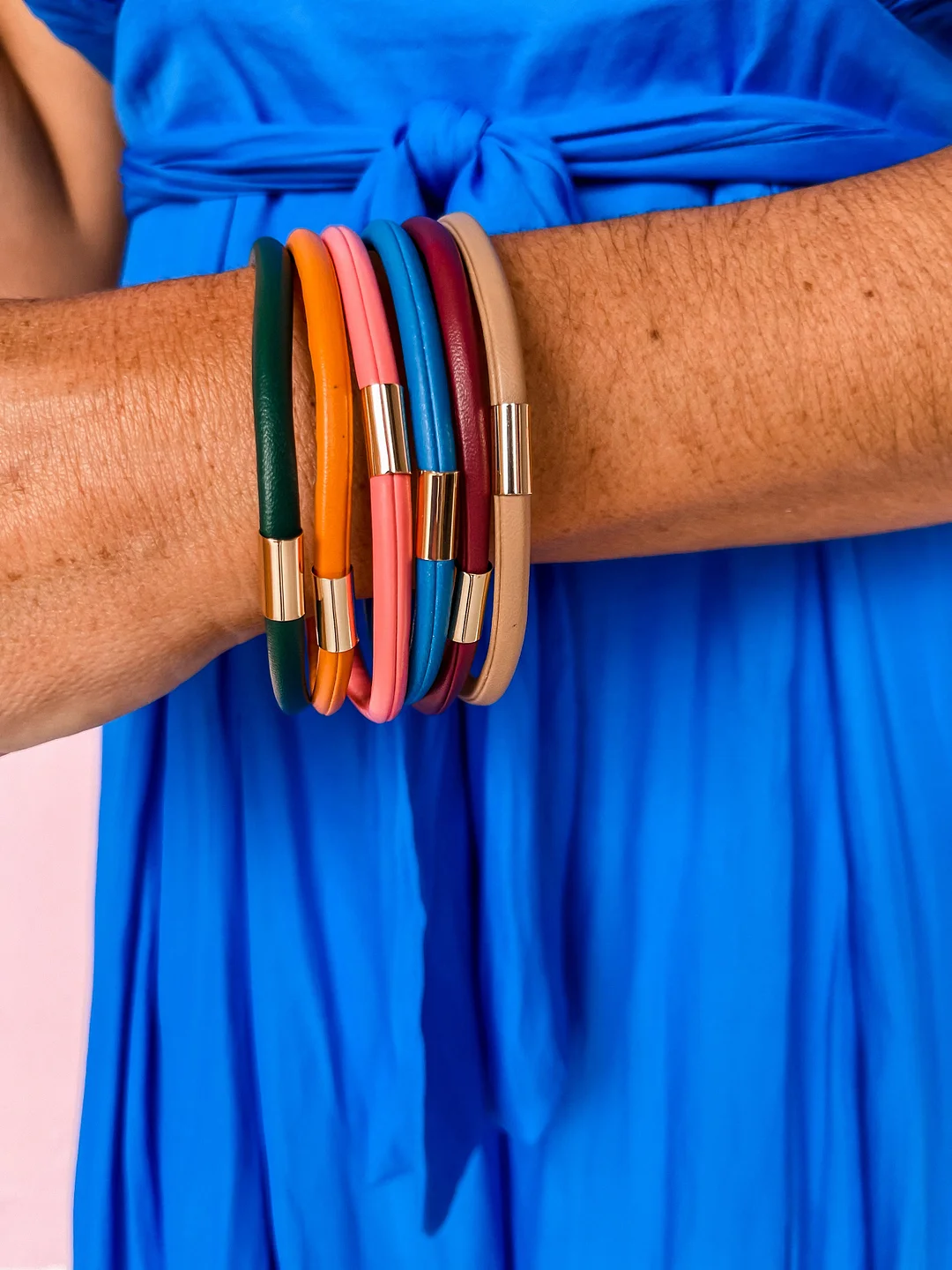 Endless Imagination Leather Bracelet Set