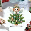 DIY Christmas Tree Angel Diamond Painting Single-sided Acrylic Desktop Ornaments
