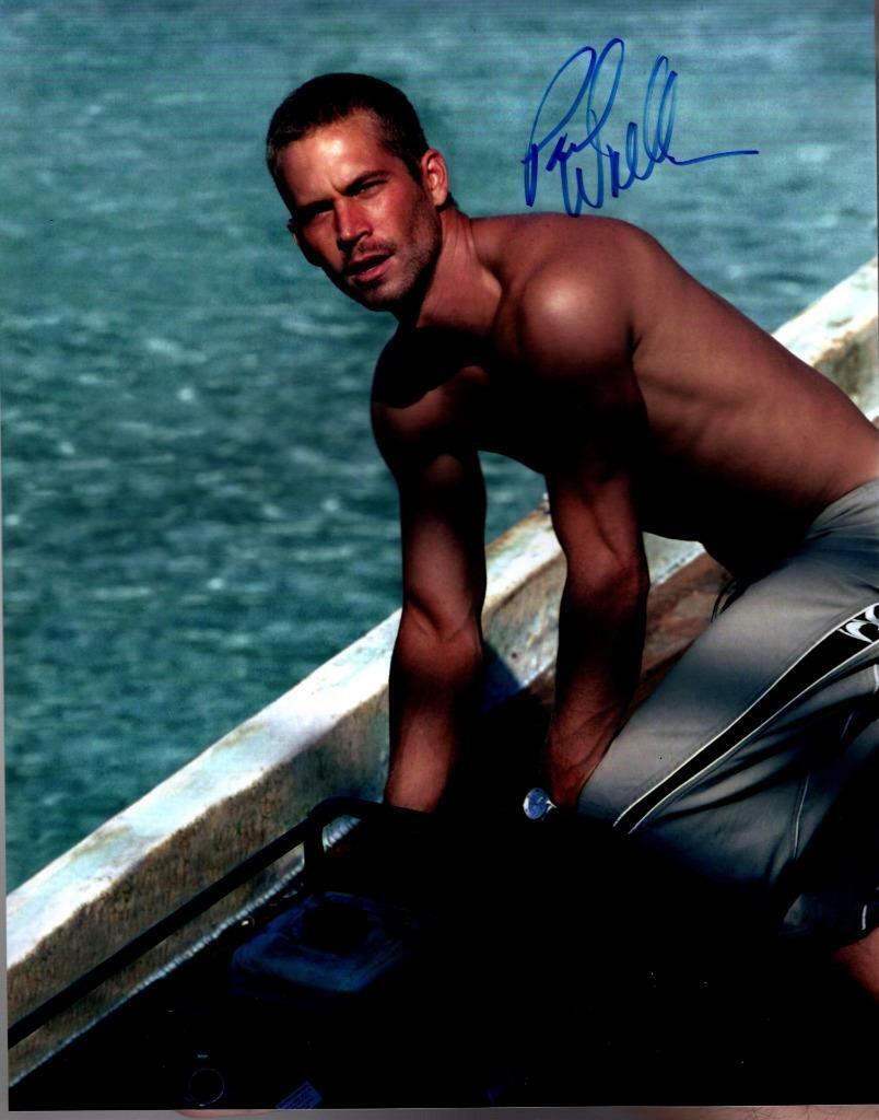 Paul Walker 11x14 Autographed signed Photo Poster painting Picture and COA