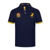 Men's Slim Short Sleeve Lapel Polo Shirt