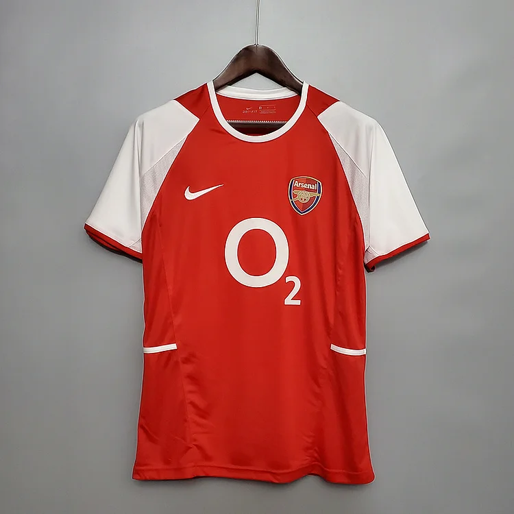 Retro 02-04 Arsenal home   Football jersey retro