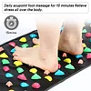 Foot Massage Mat Reflexology Walking Stone Path Foot Massage Acupoint Mat for Acupressure Relaxation Massage Mat Suitable for Sedentary Elderly Students and Office Workers