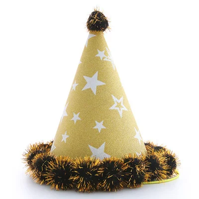 Christmas party hair bulb spire paper hat