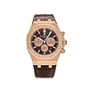 Audemars Piguet Royal Oak Selfwinding Chronograph Rose Gold Brown Leather Strap 26331OR.OO.D821CR.01