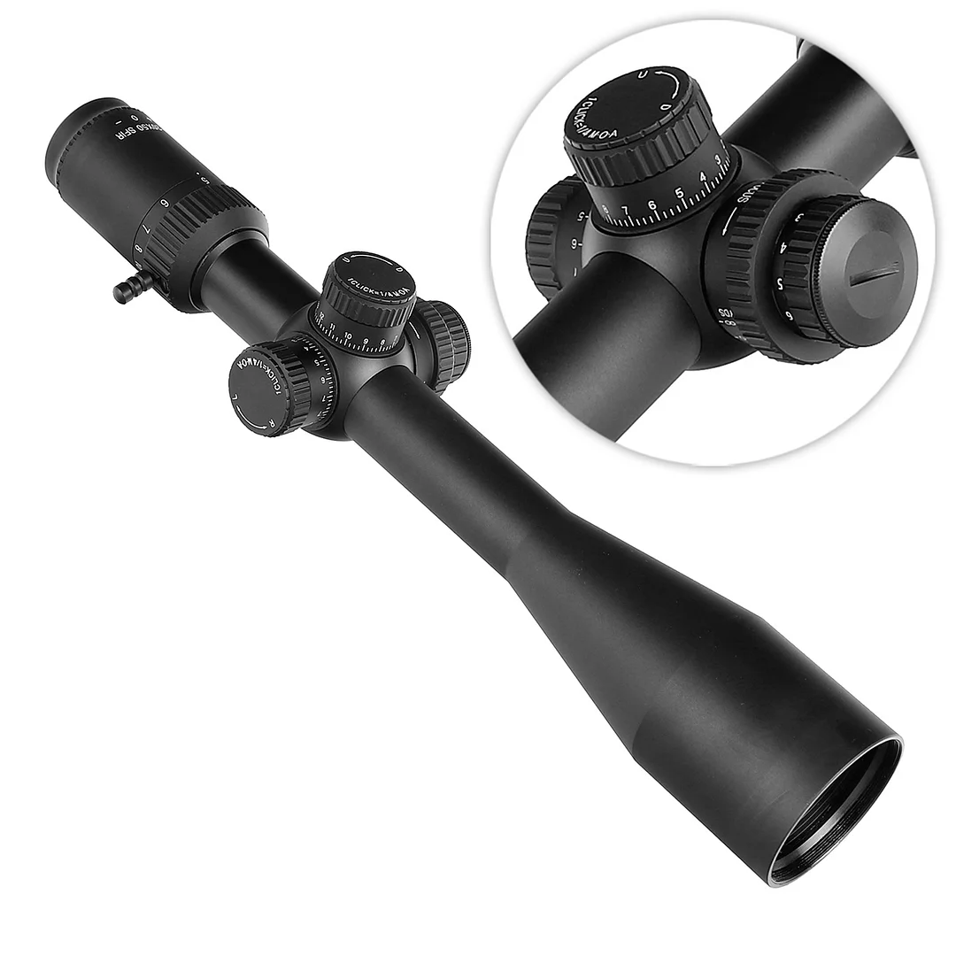 ohhunt® 5-20X50 SFIR Long Range Rifle Scopes 30MM SFP Red Illumination SIDE AO
