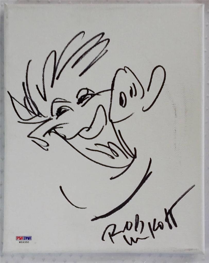 ROB MINKOFF SIGNED & SKETCHED PUMBA THE LION KING 8x10 CANVAS PSA/DNA PRODUCER