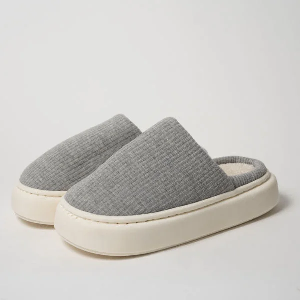 Winter Home Warm Non-Slip Thick-Soled Latex Cotton Slippers shopify Stunahome.com