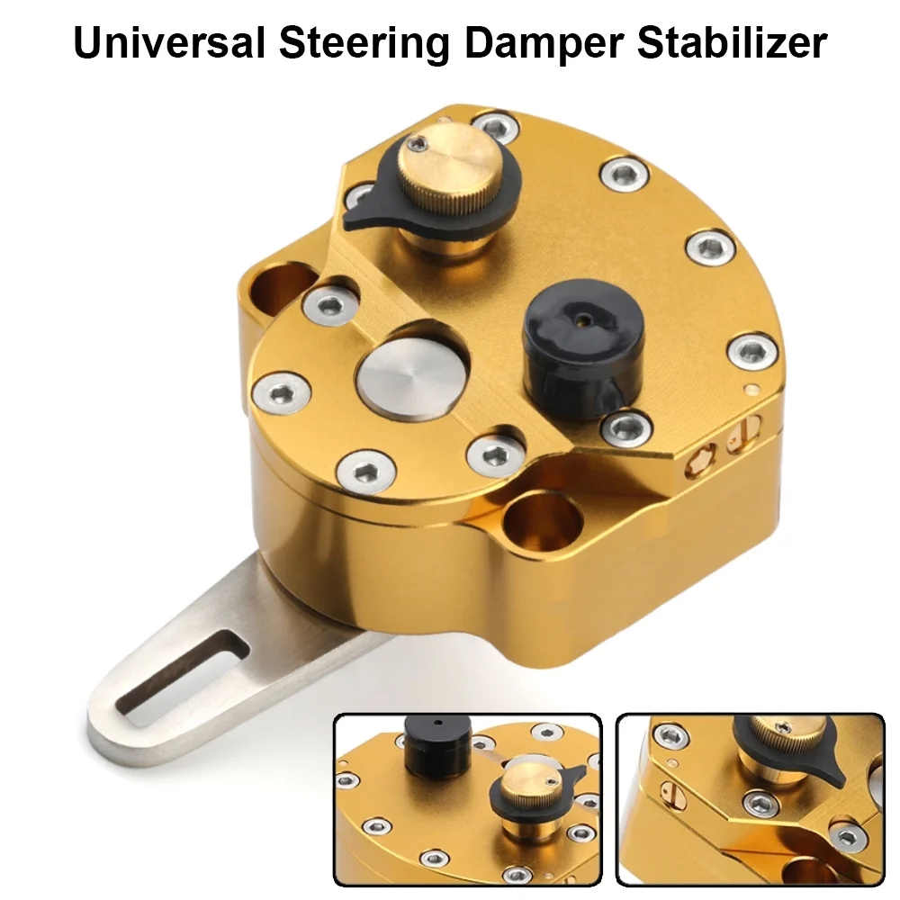 Motorcycle Universal Adjustable Steering Damper Stabilizer Safety Control Device
