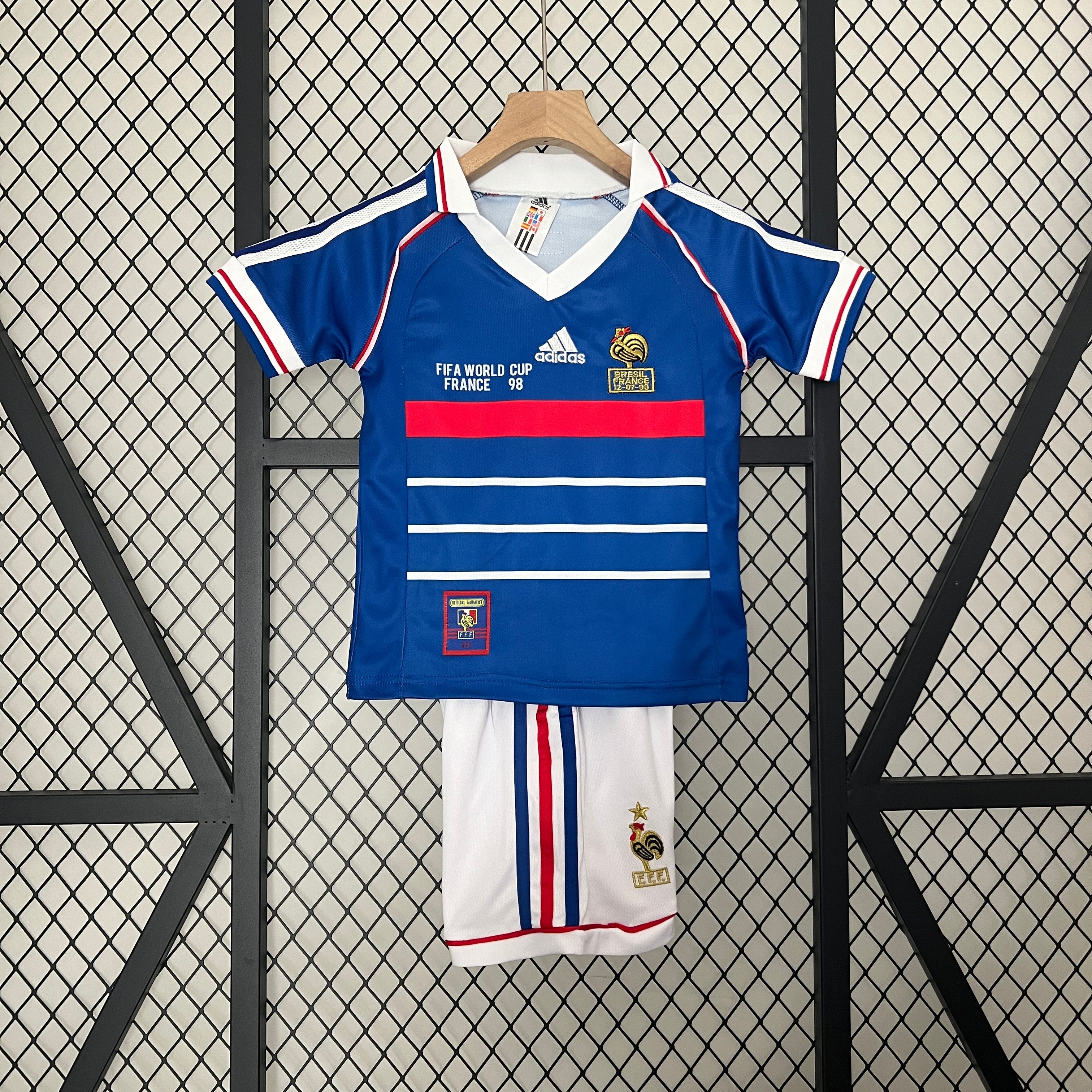 Kit Enfant France 1998 Maillot De Fou, site maillot de foot pas cher