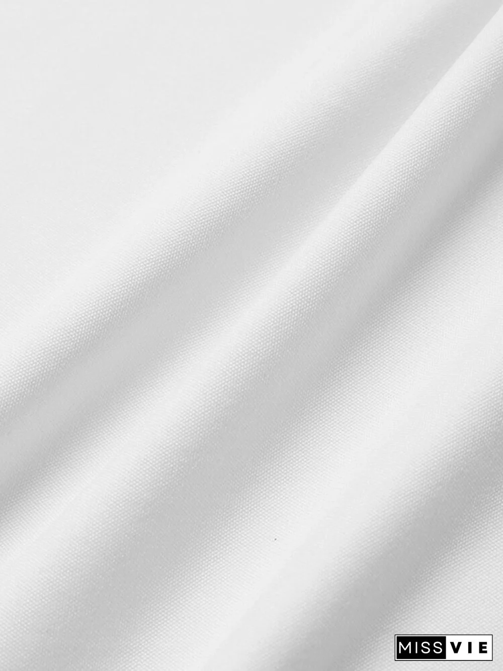 Crew Neck Solid Color Half Sleeve Casual Blouse