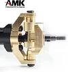 AMK 5 in 1 TRX4M Upgrades Brass Weight Including Caster Blocks,Steering Link,Steering Knuckle,Steering Blocks,Diff Cover for 1/18 RC Crawler Accessories