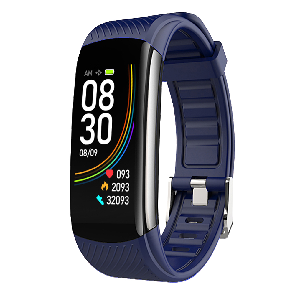

C6T Smart Band Body Temperature Heart Rate Monitor Fitness Tracker (Blue), 501 Original