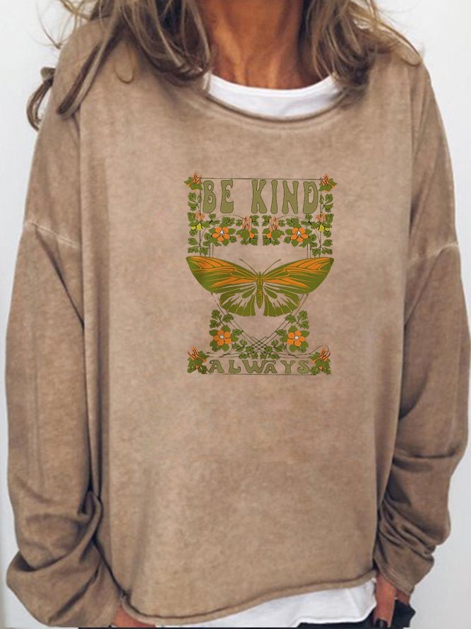 Long Sleeve Crew Neck Be Kind Sweatshirt