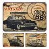 3PCS Train Ship And Car - Metal Tin Signs Set(8*12Inch/12*16Inch) - Garage&Transport