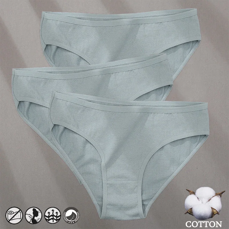 Billionm Women Cotton Panties Sexy Underwear for Female Solid Jacquard Pattern Briefs Women's Comfortable Undearpants Intimates Lingerie
