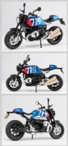 BMW R NineT 1:12 Simulated Alloy Motorcycle Model Ornaments