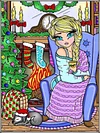 Diamond Painting -DIY Round Drill Girl(40x50cm)