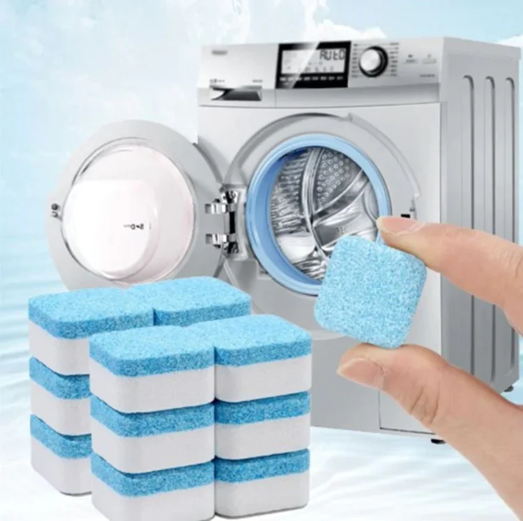 (Buy 1 Free 1) Washing Machine Deep Cleaner tablet ( Pack Of 12 Pcs ) to clean washing machine and make it bacteria free