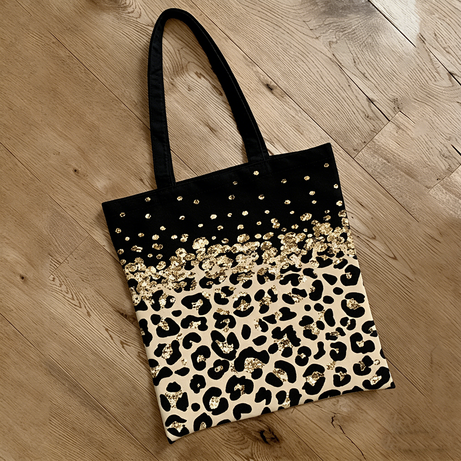 Comstylish Retro Leopard Print Pattern Design Fashion Twitter Bag