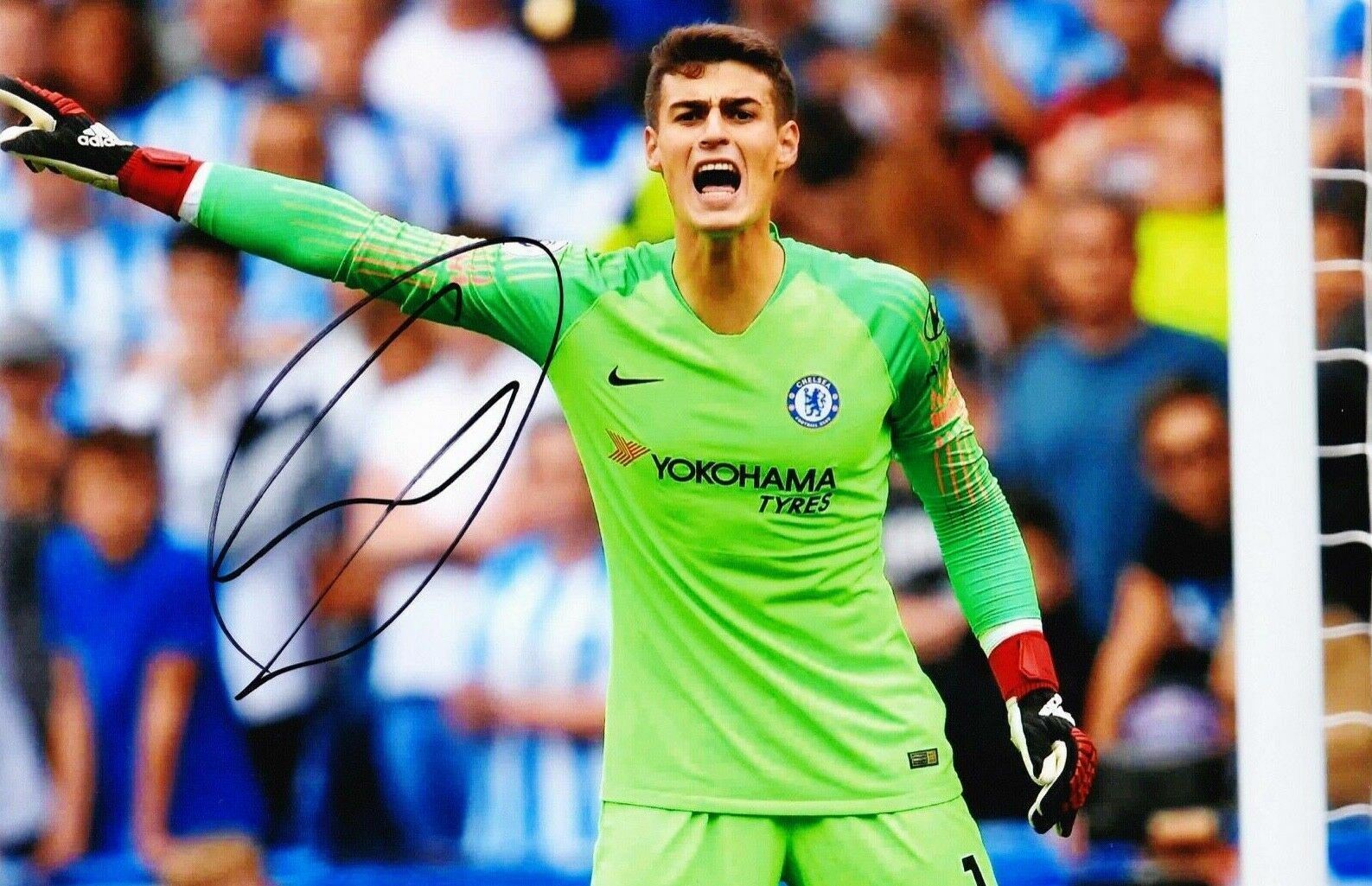 Kepa Arrizabalaga Signed 12X8 Photo Poster painting Chelsea F.C. AFTAL COA (1617)