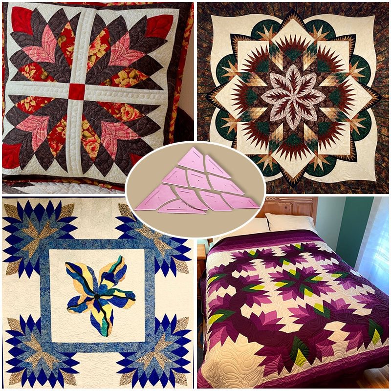 CLEOPATRA S FAN QUILT TEMPLATE SET