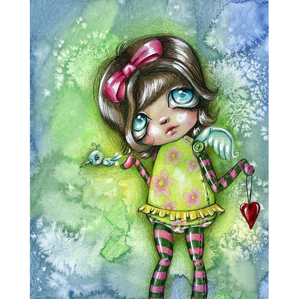 

Big Eyes Doll - Round Drill Diamond Painting - 30*40CM, 501 Original