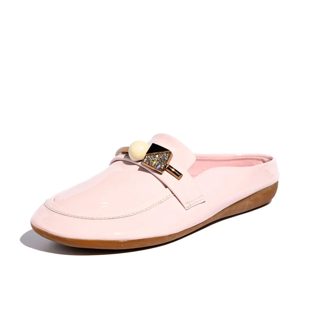 2021 Luxury Slides Women Mules  Summer Sandals flat Leather slippers Multicolor designer brand shoes women