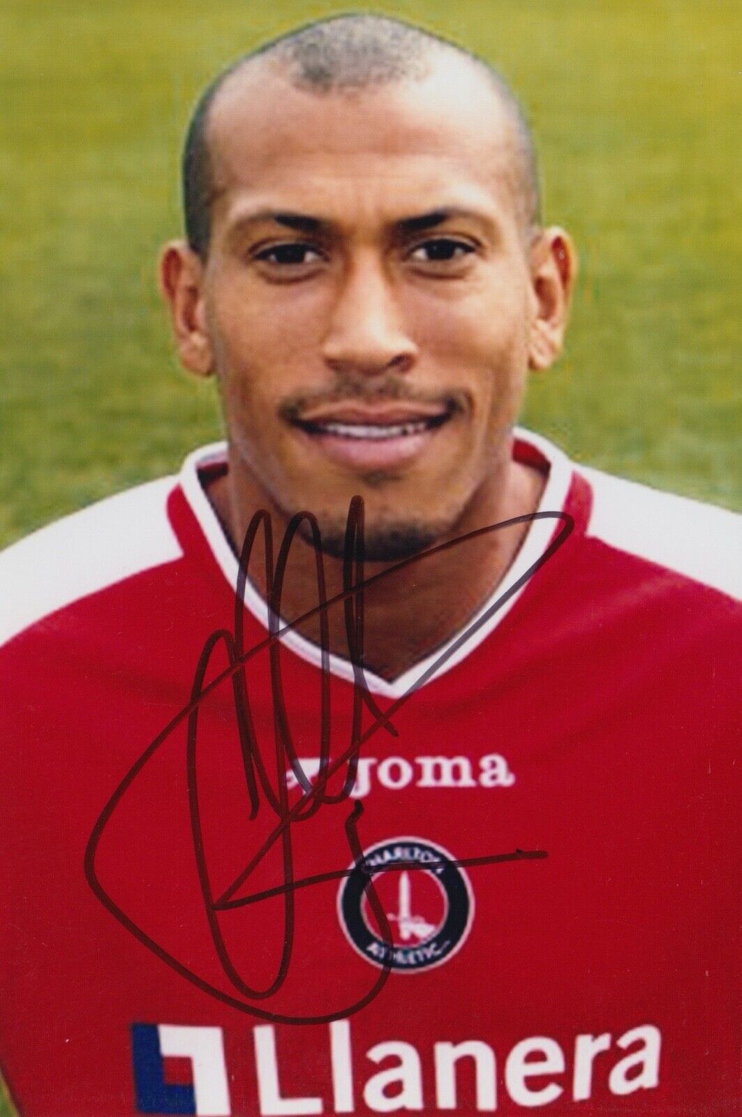 CHRIS IWELUMO HAND SIGNED 6X4 Photo Poster painting - FOOTBALL AUTOGRAPH - CHARLTON ATHLETIC 1.