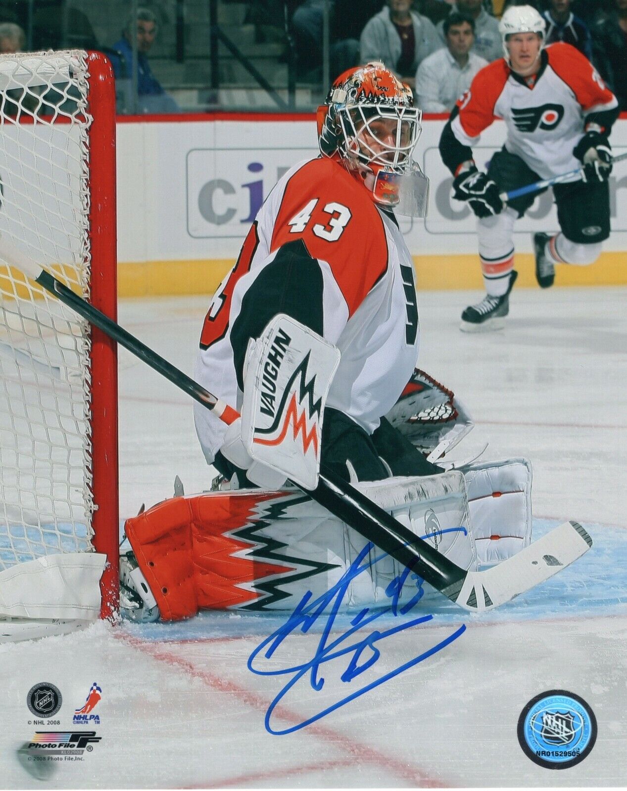 MARTIN BIRON SIGNED AUTOGRAPHED PHILADELPHIA FLYERS 8X10 Photo Poster painting PROOF