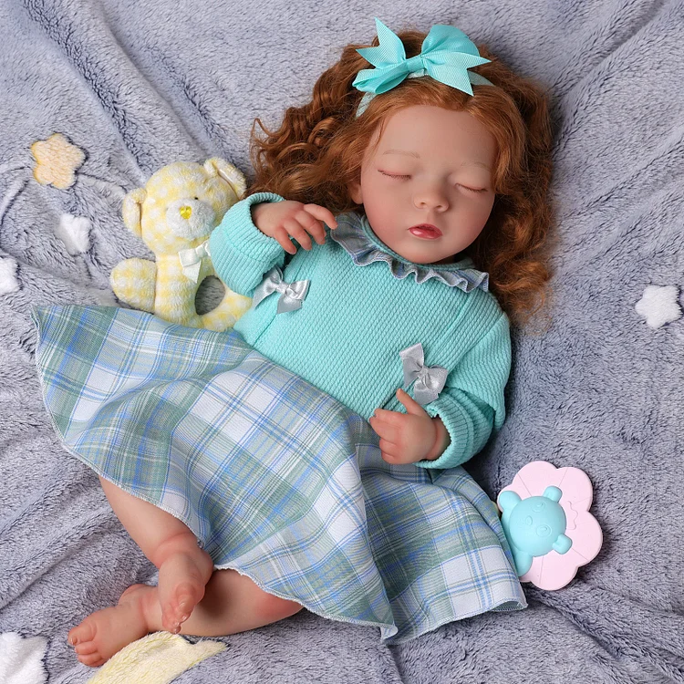 Babeside Daisy 20'' Reborn Baby Doll Girl Lovely Sleeping Mint Blue Fairy
