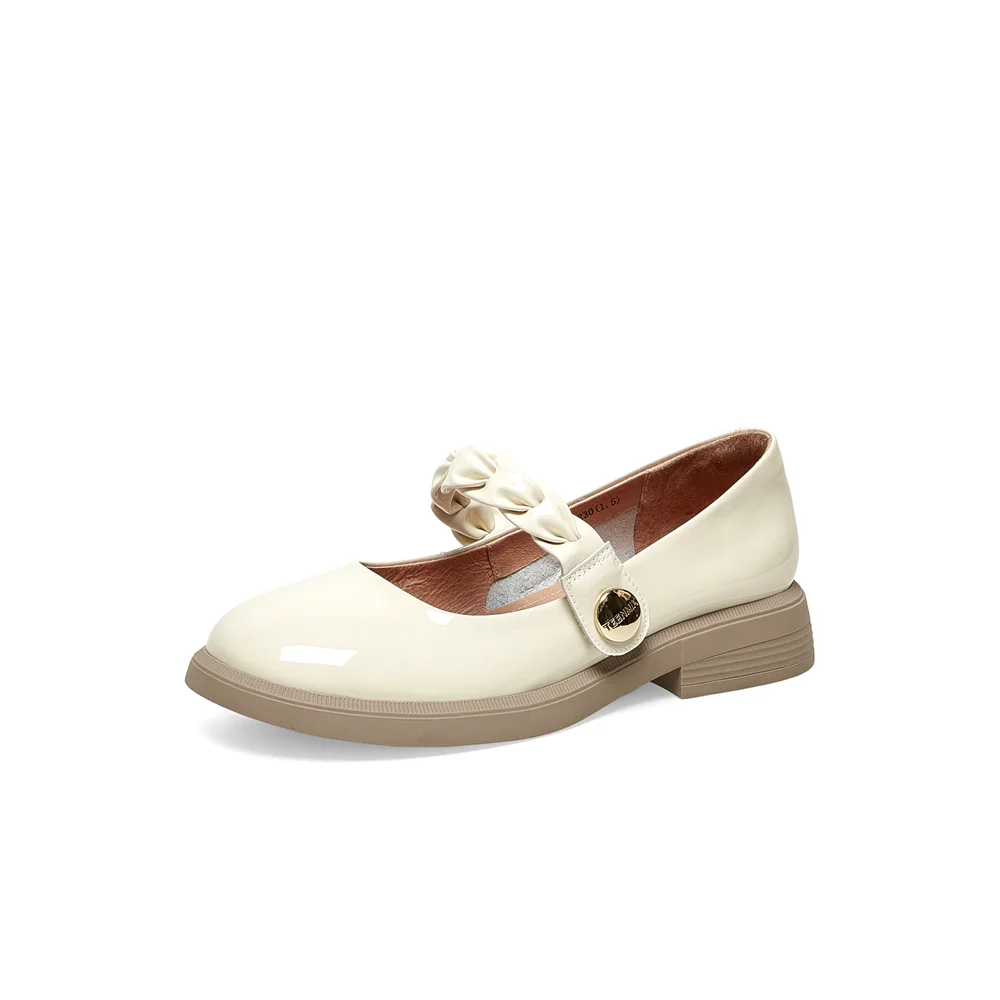 Women Round Toe Flat Mary Jane