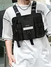 Outdoor Multifunctional Vest Chest Bag Large Capacity Commute Sports Backpack