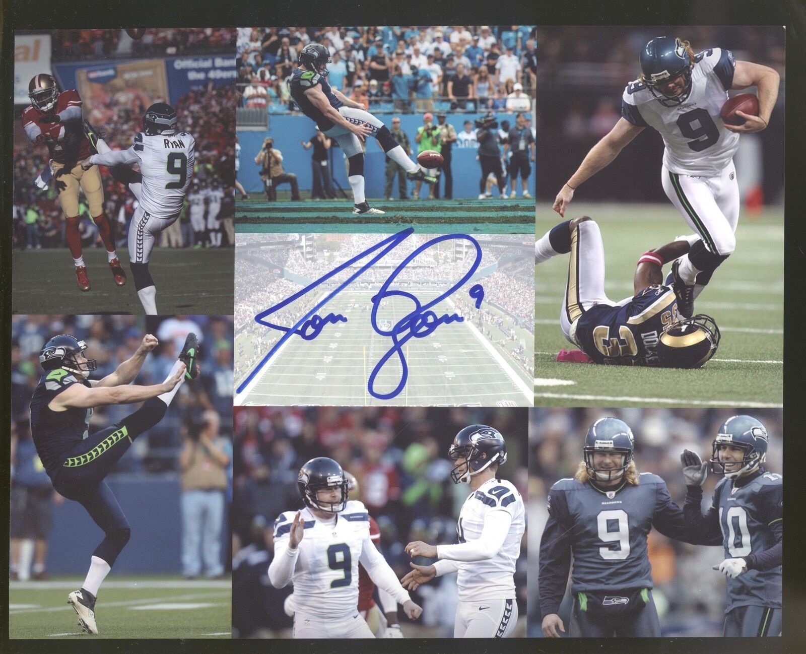 Jon Ryan 8x10 Photo Poster painting Autographed Signed AUTO Seahawks SB XLVIII Champion SPH 0719