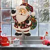 Santa Claus Acrylic DIY Diamond Painting Pendant Double-Sided Print Kit
