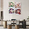 (US Local)4Pack Old Lady-Crystal Rhinestone Diamond Painting(30x30cm)