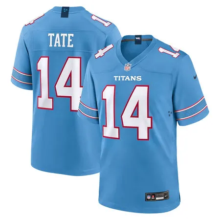 Youth Tennessee Titans #14 Carnell Tate Blue 2026 NFL Draft Game Jersey