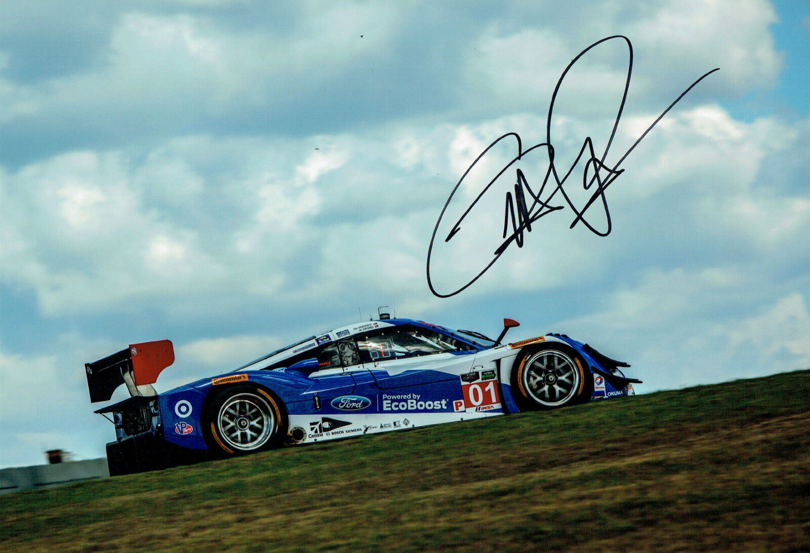 Scott PRUETT SIGNED 12x8 Photo Poster painting AFTAL Autograph COA Ford Ecoboost Austin Texas