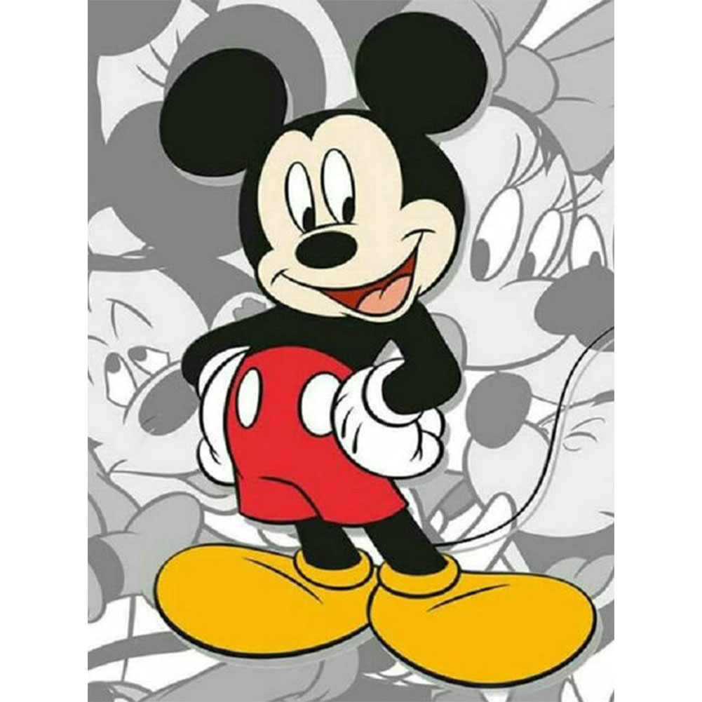 

(Multi-Size) Mickey - Round/Square Drill Diamond Painting 30*40CM/40*50CM, Round diamond 30*40cm, 501 Original