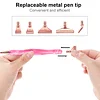 (US Local)13x 5D Resin Diamond Painting Pen Nib DIY Craft Point Drill Pen (Rose Gold)
