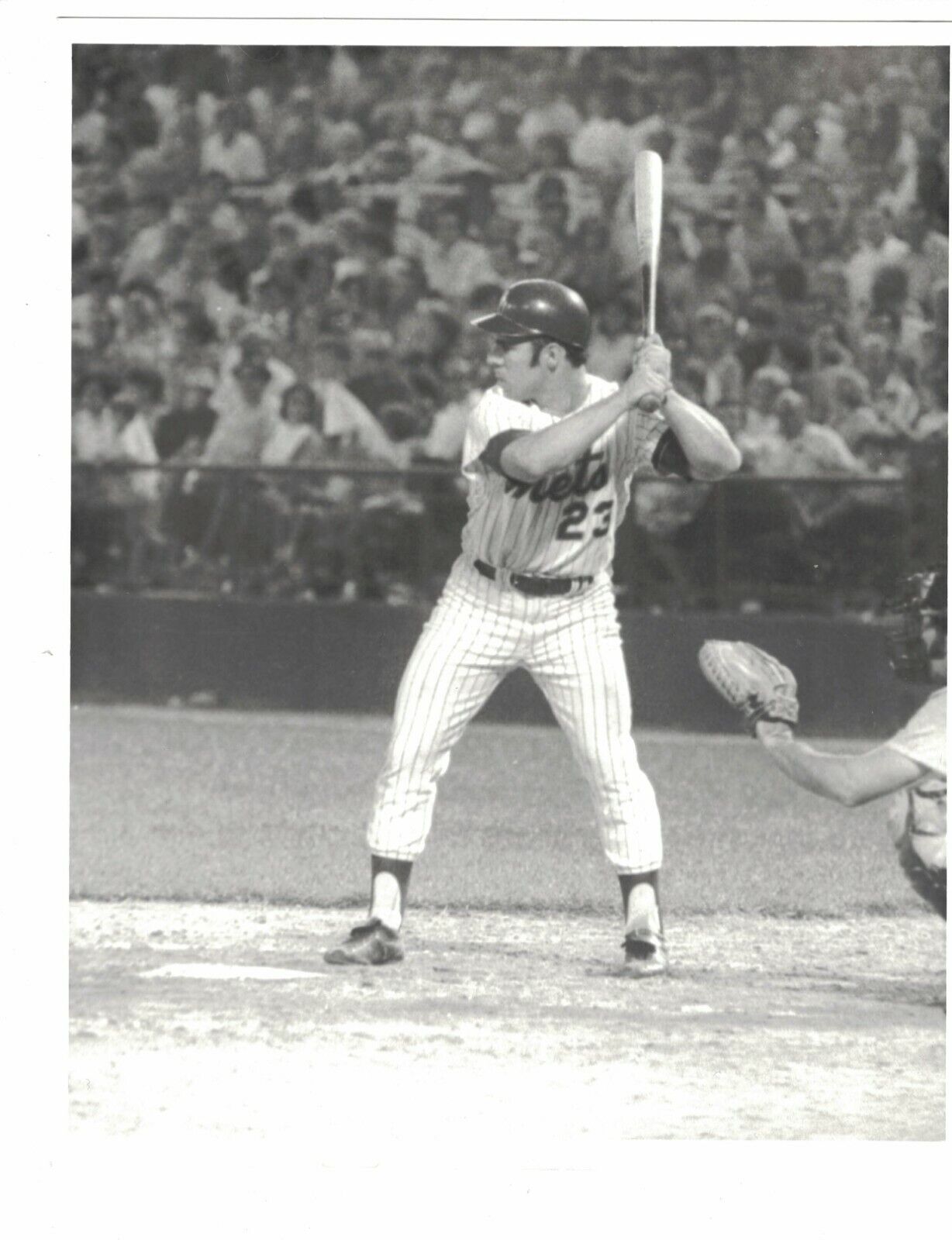 1972 Jay Schlueter New York Mets 8x10 Baseball Issue Photo Poster painting RH