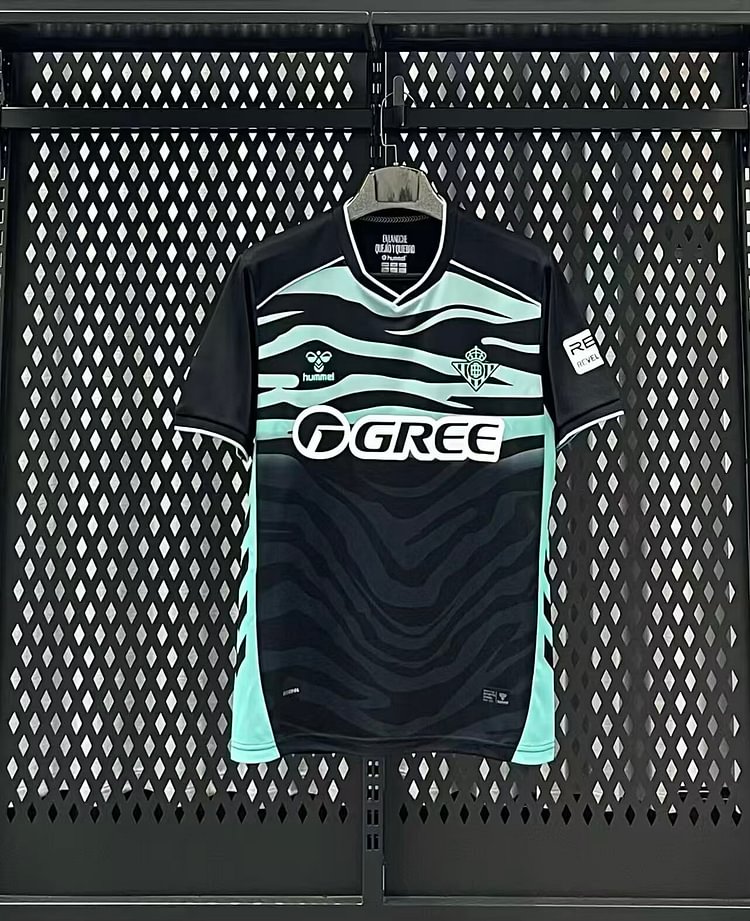 2025-26 Betis Second Away Jersey Black - Fan Edition