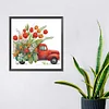 2Pcs Diamond Painting-DIY Crystal Rhinestone Flowers Cars