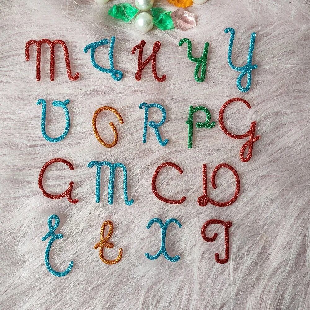 New Cursive alphabet metal cutting die mould scrapbook decoration embossed photo album decoration card making DIY handicrafts